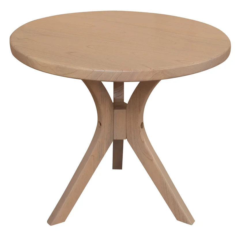 CT Gatsby Solid Timber 50cm Diameter Round Side Table