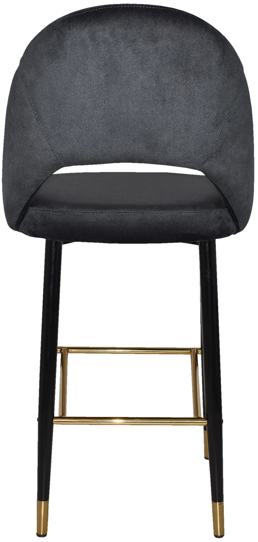 EZ STOOL CHEVRON 750 METAL BLACK BRASS
