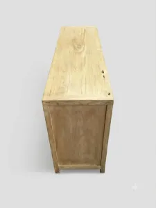 MF Chinese Antique Reproduction Recycled Timber 2 Door 4 Drawer Sideboard thumbnail 7