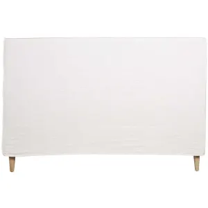 SH Vienna Fabric Queen Bedhead - Ivory thumbnail 1