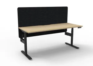 RL Halo Plus Motorized Height Adjustable Desk with Black Eco Panel Screen thumbnail 2