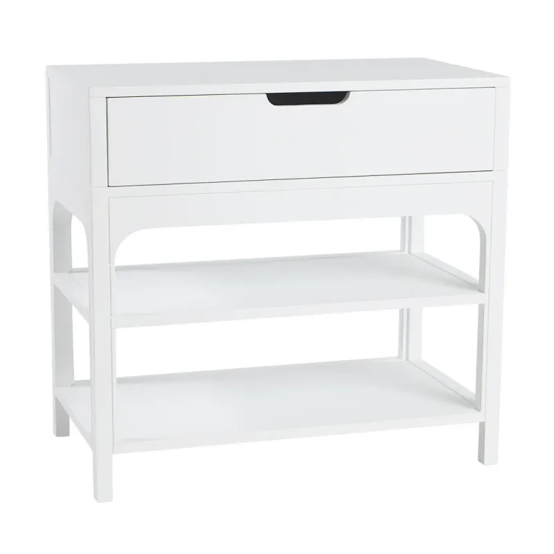 SH Ankara Large White Bedside Table