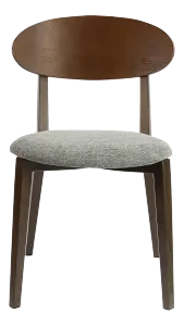 FL Atlanta Fabric Upholstered Seat Hospitality Stackable Dining Chair thumbnail 4