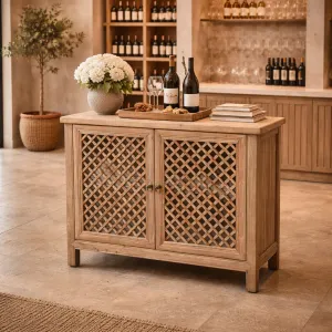 MF Raffles Recycled Elm Timber 2 Door Cabinet thumbnail 3