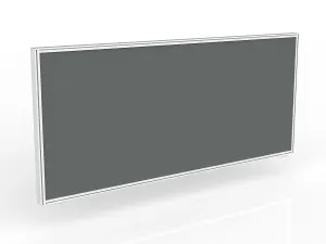 Ol Anvil Desk 6-User Double Sided Workspace with Splice Fabric Screen & White Frame thumbnail 15