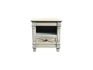 MF Provins Recycled Timber 1 Drawer Side Table thumbnail 1