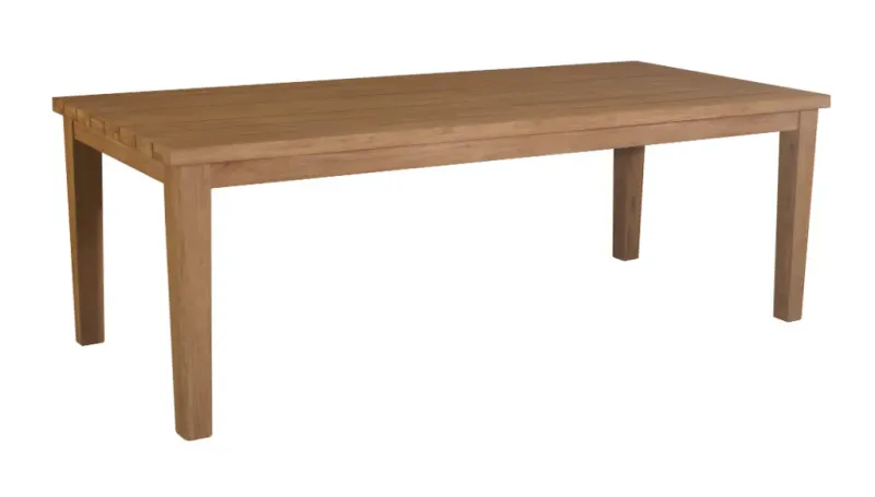 VI Marrakesh Solid Timber Shaded Outdoor Dining Table