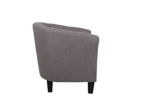 EL Tasman Fabric Upholstered Timber Leg Tub Chair thumbnail 3