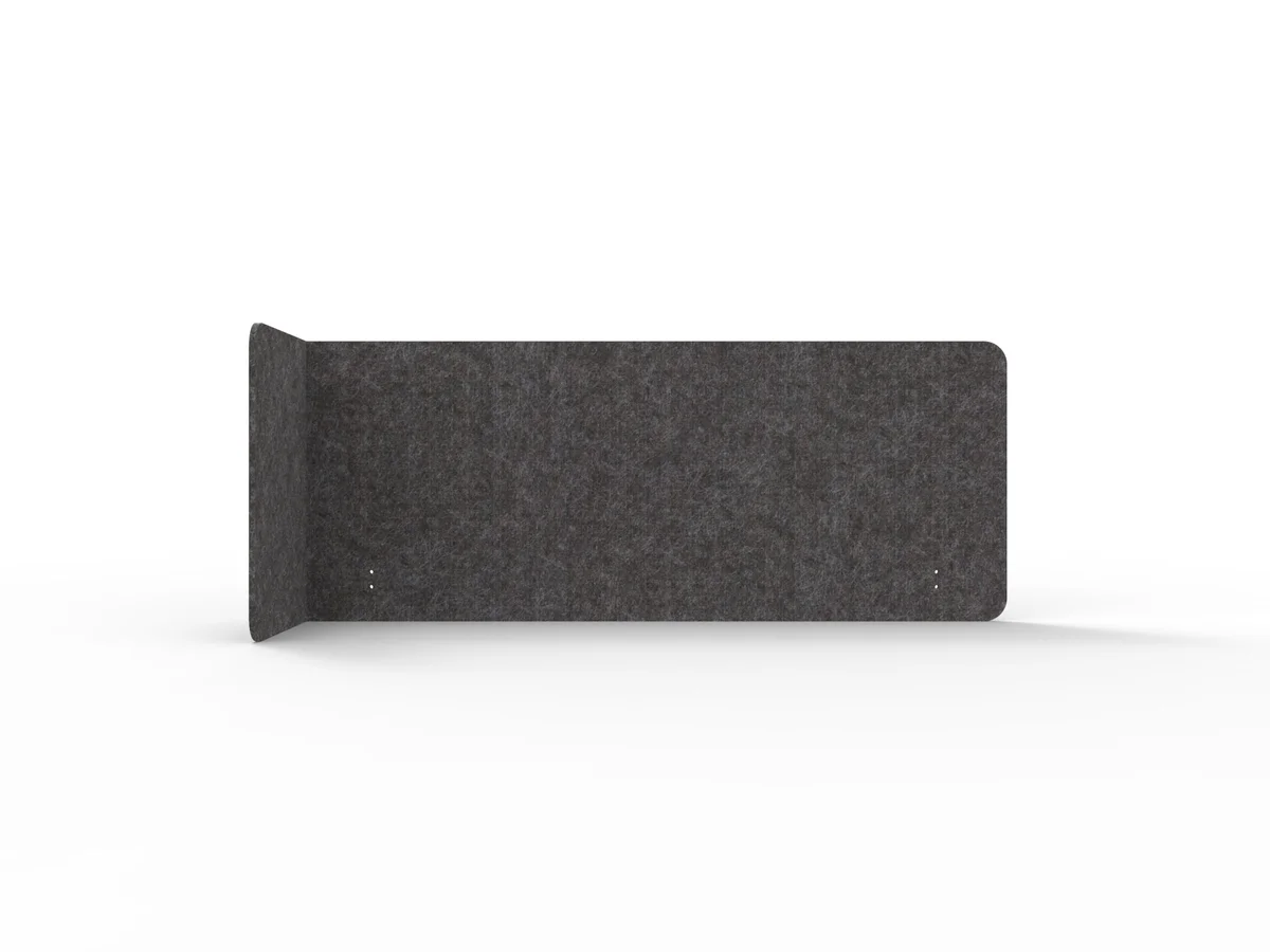RL Acouline  Quarter Left End Wrap Screen for Workstation