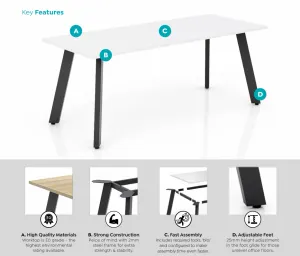 OL Flare Bar Leaner High Table – Oak Top thumbnail 3