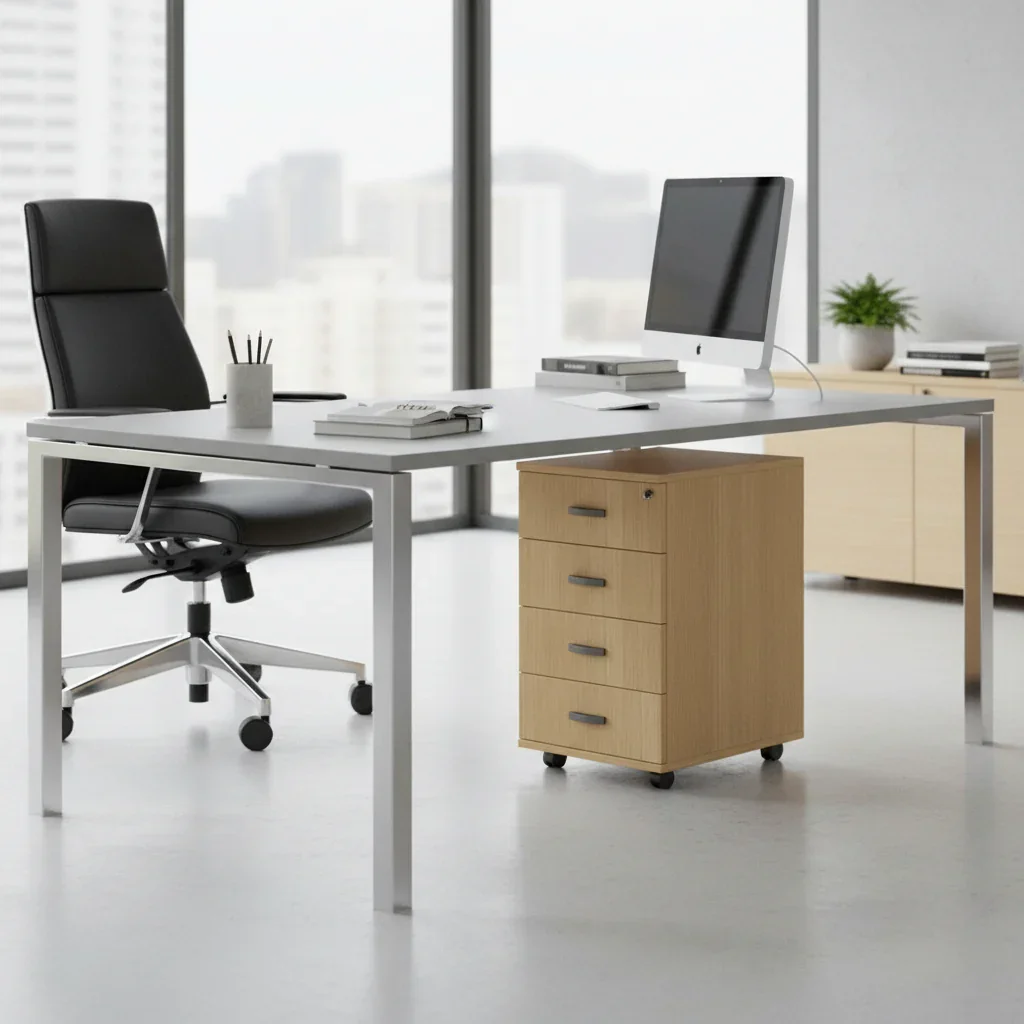 DD CC Plus CLMP4 4 Drawer Mobile Pedestal