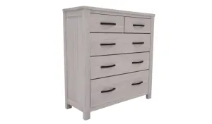 VI Florida Solid Timber Coastal Design 2 Over 3 Drawers Tallboy thumbnail 2