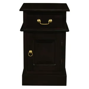 CT Tasmania Solid Timber 1 Door 1 Drawer Bedside Table thumbnail 9