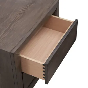 VI Sueno Solid Timber 2 Drawer Bedside Table thumbnail 3