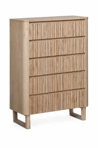 MD Oscar Solid Timber 5 Drawer Tallboy thumbnail 2