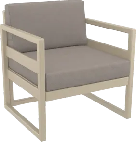 FL Mykonos Hospitality Outdoor Lounge Armchair with Cushion thumbnail 15