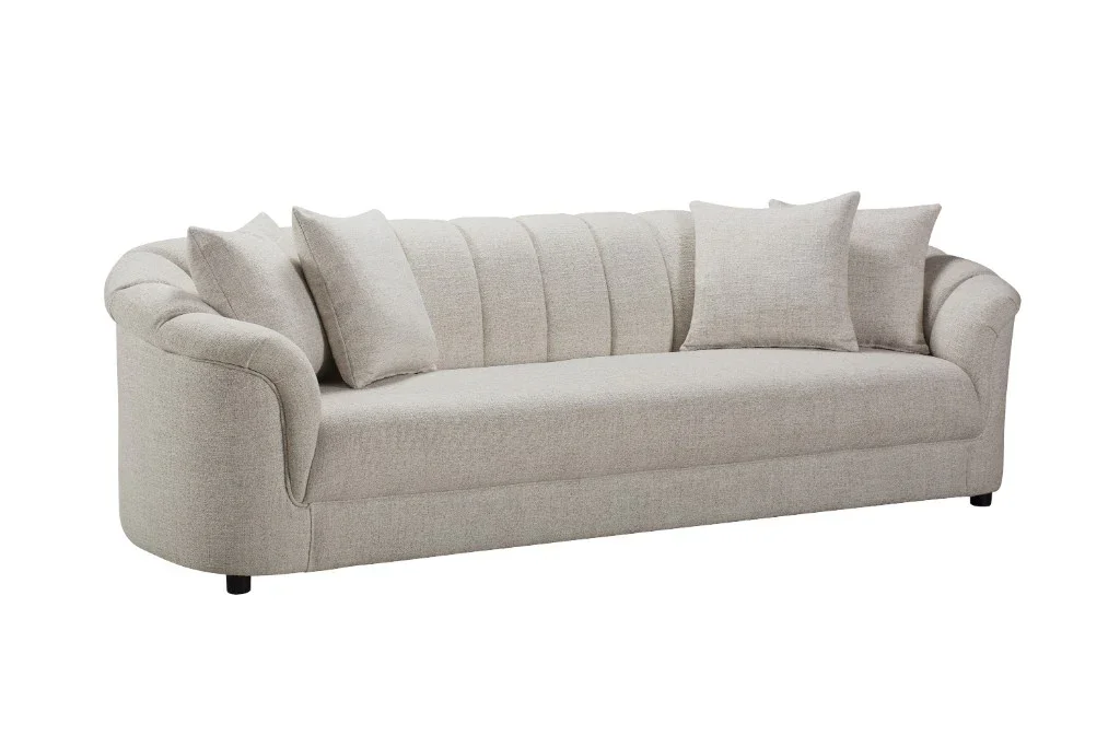 VI Eastwood Fabric Upholstered 4 Seater Sofa