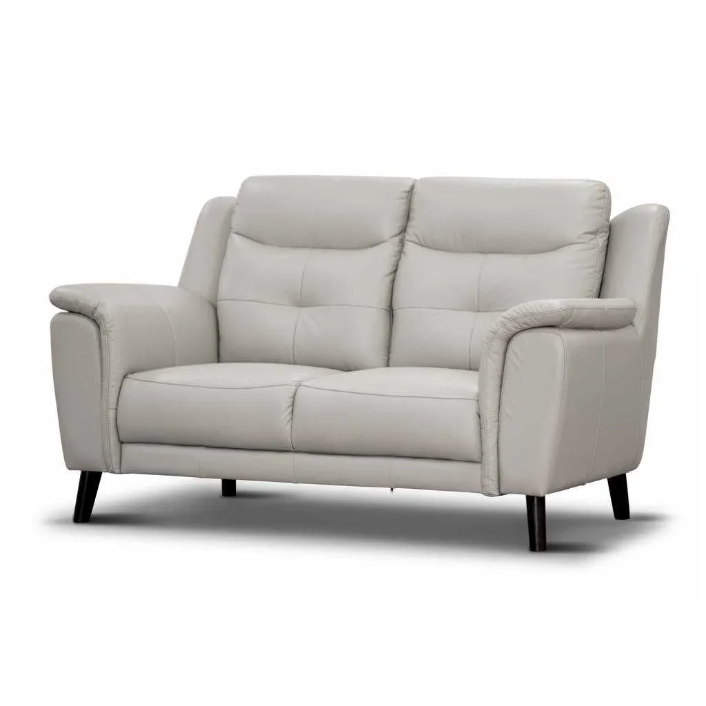 VI Georgia 2 Seater Leather Lounge