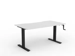 OL Agile Winder Height Adjustable Desk - Black Frame thumbnail 9