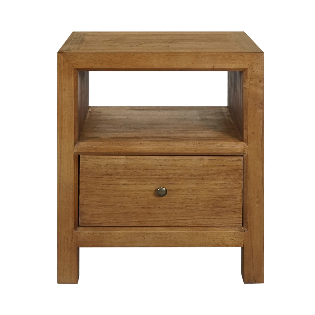 CR Evan Solid Timber 1 Drawer Bedside Table