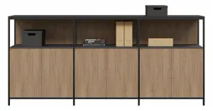 DD Levi Welded Frame Display Credenza Buffet thumbnail 1