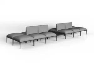 DD Kinetic Single Arm Fabric Upholstered Breakout Seating thumbnail 11