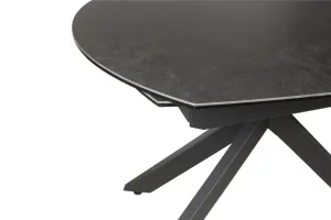 VI Kross Metal Leg Ceramic Top Extandable Dining Table thumbnail 9