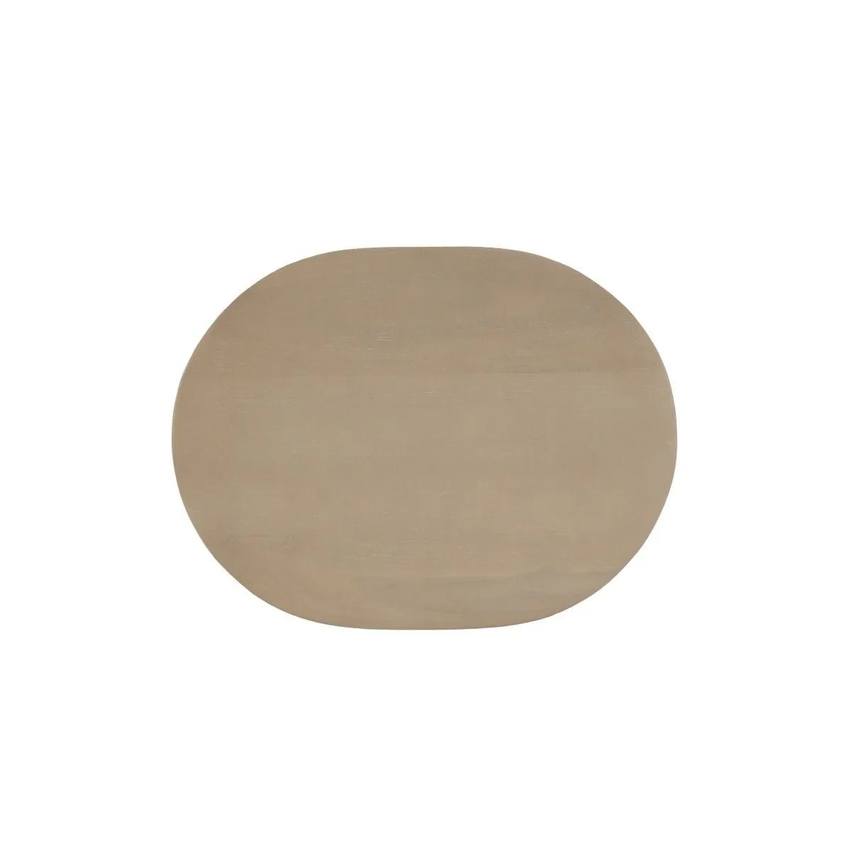CR Kraton Oval Bedside Table with 3 Drawers