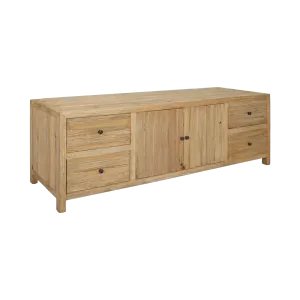 CR Sonoma Solid Timber 4 Drawer 2 Door Cabinet thumbnail 3