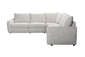 VI Isla Fabric Upholstered 5 Seater Electric Recliner Modular Corner Lounge thumbnail 4