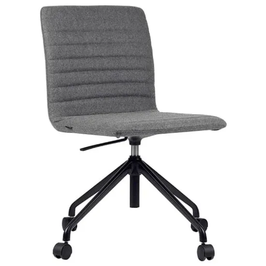 ST Smoke 4 Star Base with Castor Fully Upholstered Breakout Chair