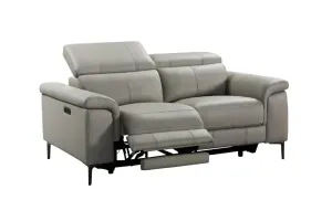 VI Kevin Leather Upholstered 2 Seater Electric Recliner Lounge thumbnail 5