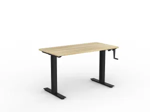 OL Agile Winder Height Adjustable Desk - Black Frame thumbnail 15
