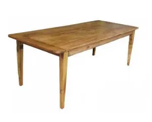 MF Honey Recycled Elm Timber Dining Table thumbnail 2