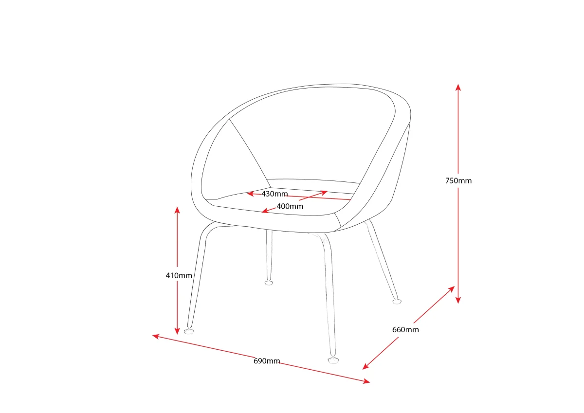 RL Opal Fabric Upholstered Breakout Area Tub Chair