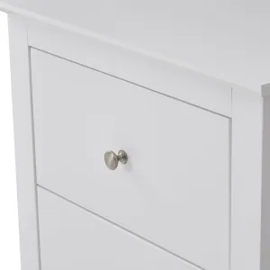 VI Lunar Solid Timber 2 Drawer Bedside Table thumbnail 4