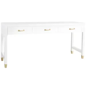 SH Guildford Desk White with 3 Drawers thumbnail 1