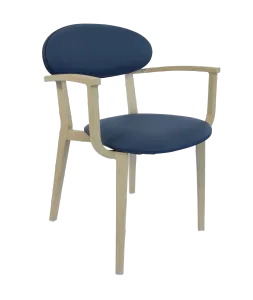 FL Atlanta Vinyl Upholstered Hospitality Stackable Dining Armchair thumbnail 4