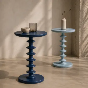 CR Milano Solid Timber Round Side Table thumbnail 4