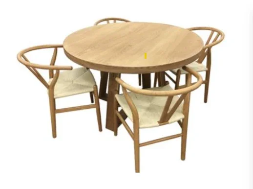 VI Airlie Wood Frame Twine Seat Dining Chair