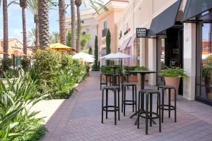 FL Tom Hospitality Outdoor Stackable Bar Stool thumbnail 6