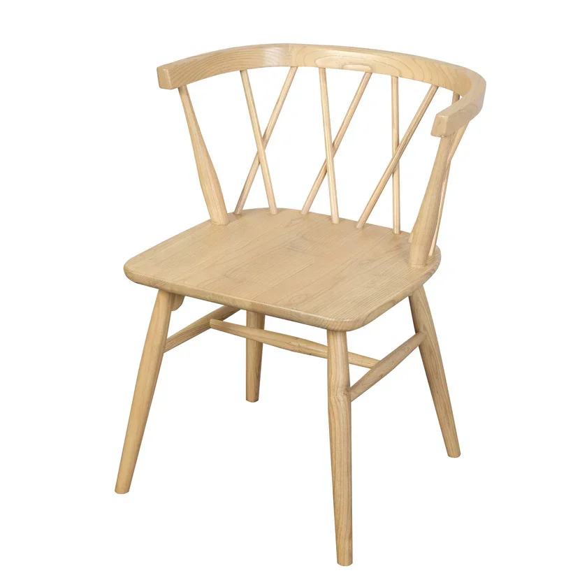 CT Sierra Cross Back Solid Timber Dining Chair - Set of 2