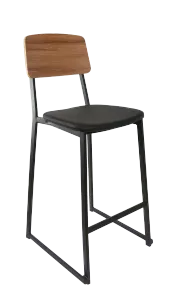 FL Durafurn Denver Vinyl Seat Hospitality Bar Stool thumbnail 4