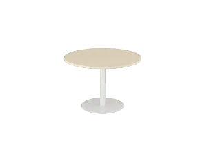 OL Metal Disc Base Round Meeting Table thumbnail 3