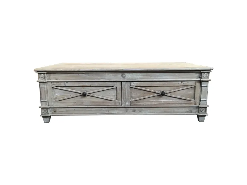 MF Provins Recycled Timber 4 Drawer Coffee Table