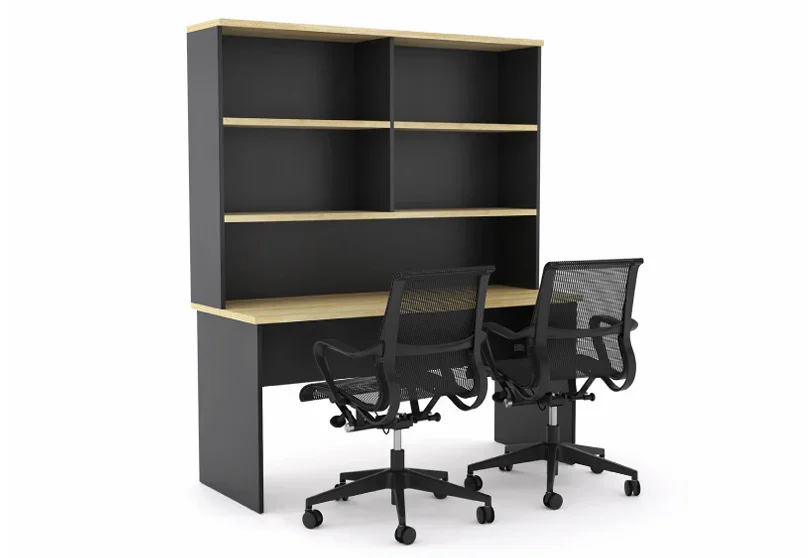OL AltoSystem Melamine Board Corner Desk with Hutch