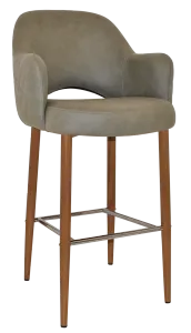 EZ STOOL ALBURY ARM 750 METAL LIGHTOAK thumbnail 15
