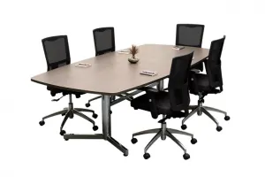 DD Supreme Chrome Base Boardroom Table thumbnail 6