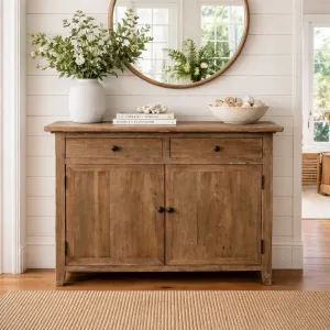 MF Rosie Recycled Timber 2 Door 2 Drawer Cabinet thumbnail 2