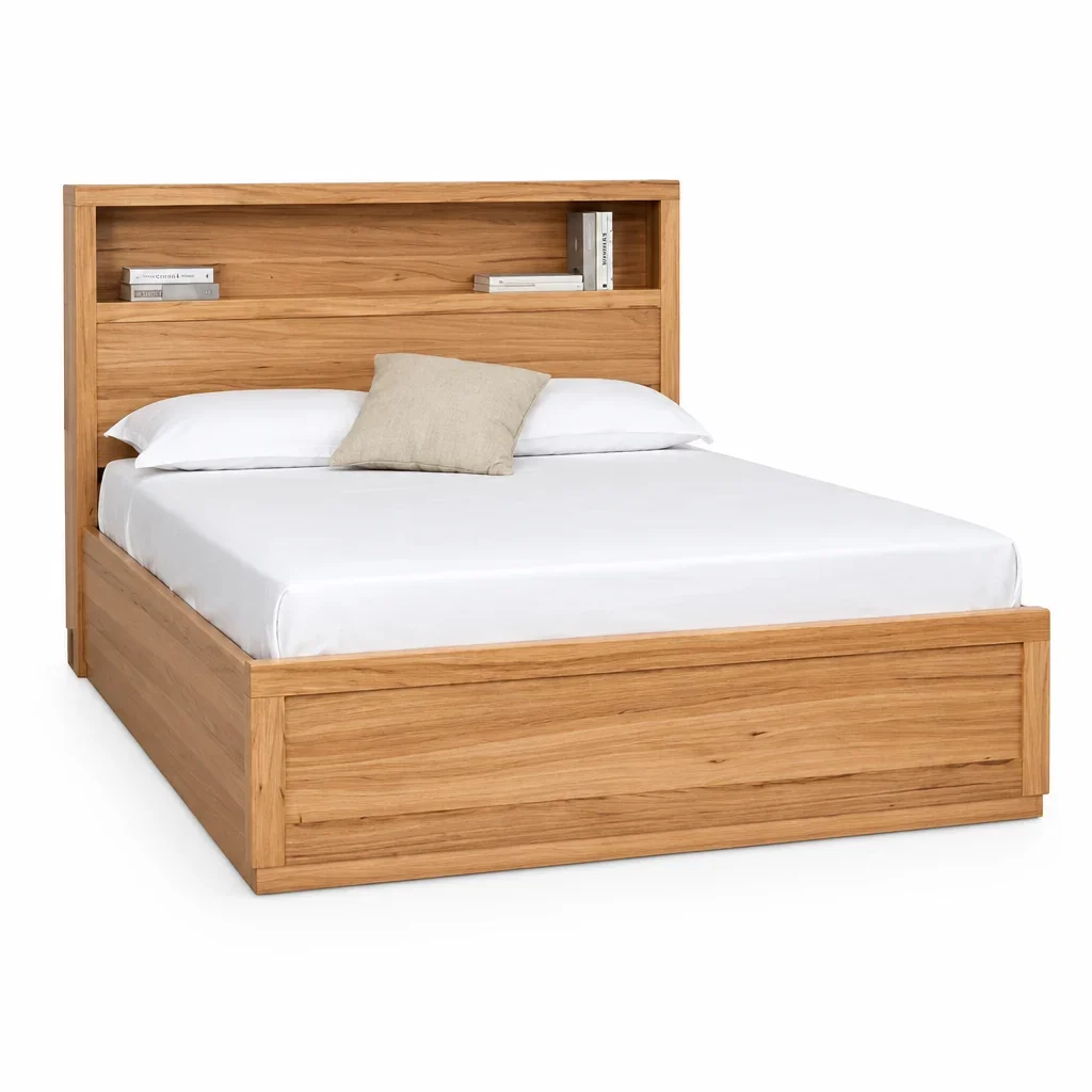 MD Moni Messmate Timber Gas Lift Storage Bed